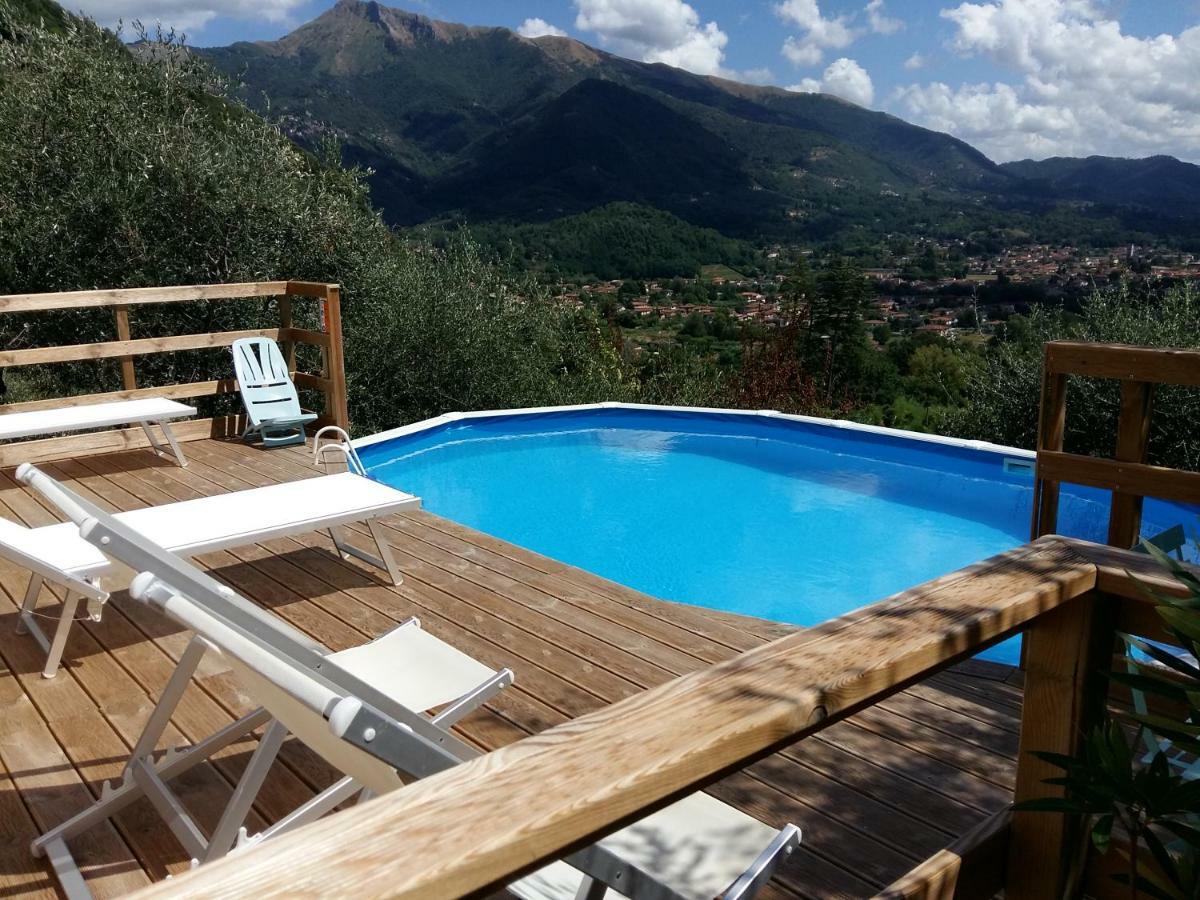 Valuable Rustic Tuscan Swimming Pool, Breathtaking View Of Камайоре Екстериор снимка