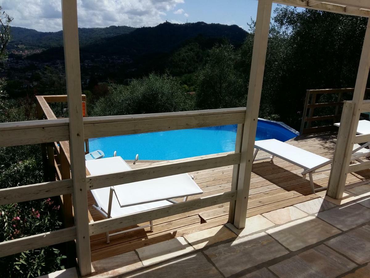 Valuable Rustic Tuscan Swimming Pool, Breathtaking View Of Камайоре Екстериор снимка