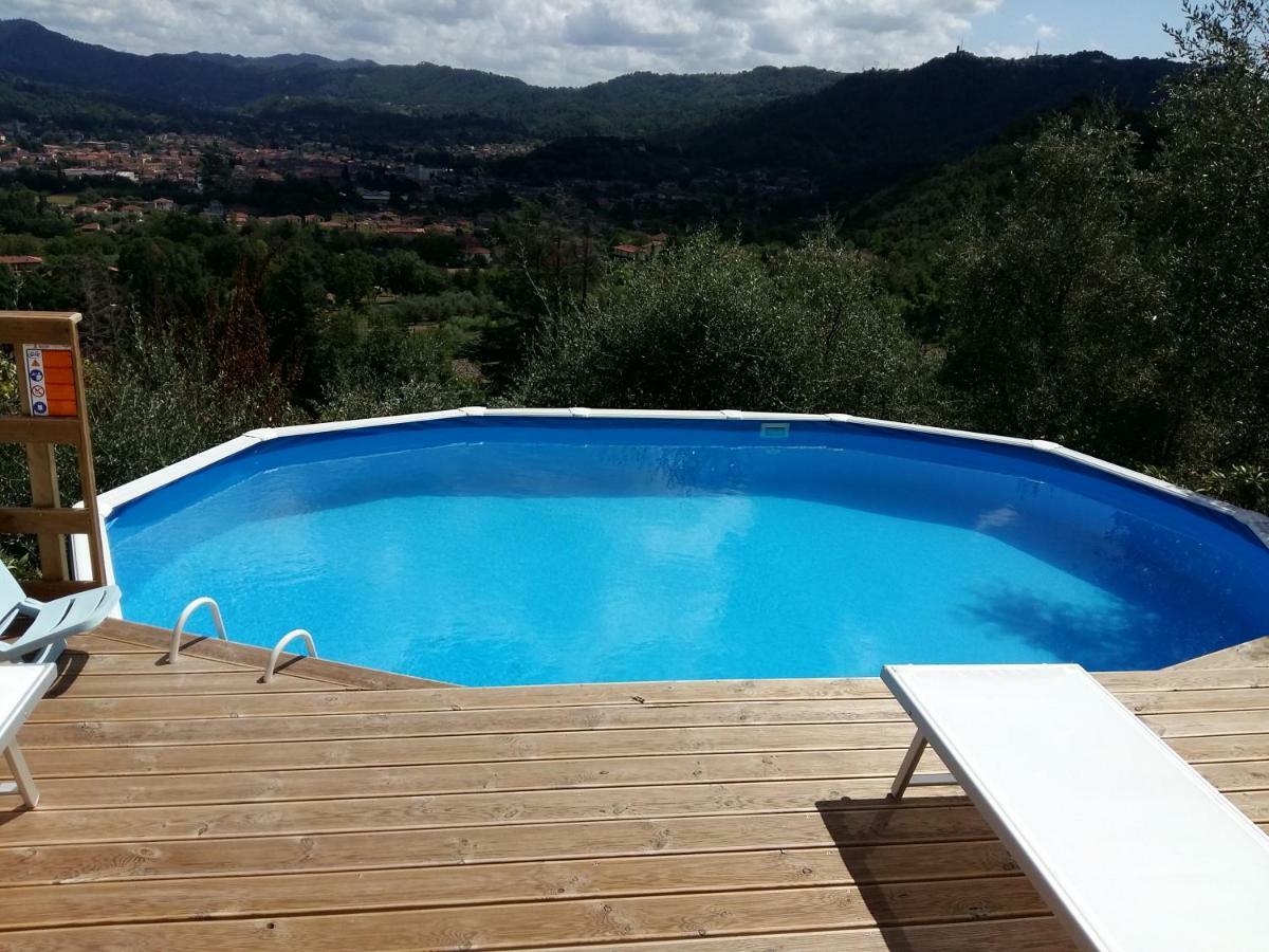 Valuable Rustic Tuscan Swimming Pool, Breathtaking View Of Камайоре Екстериор снимка